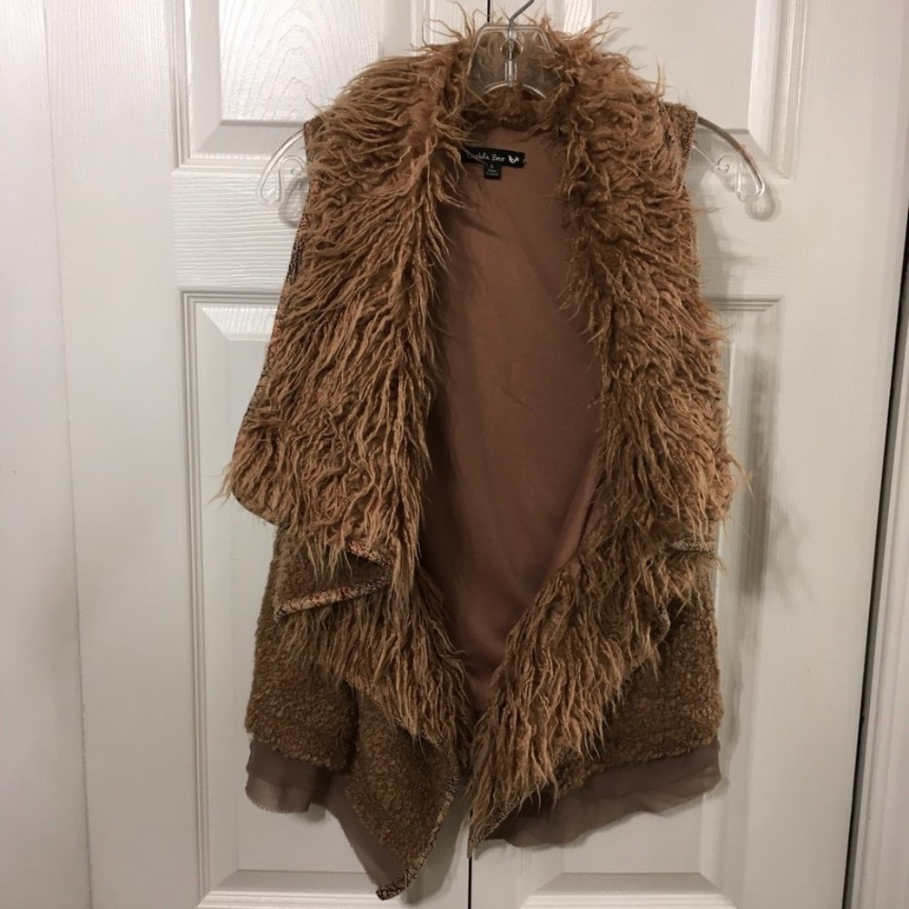 Double Zero Faux Fur vest